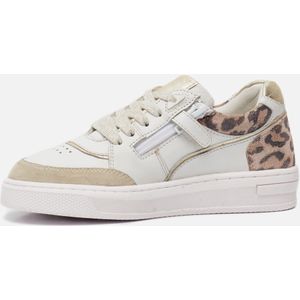 Muyters Retro Sneakers wit Leer