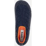 Basicz Pantoffels blauw Textiel 370507