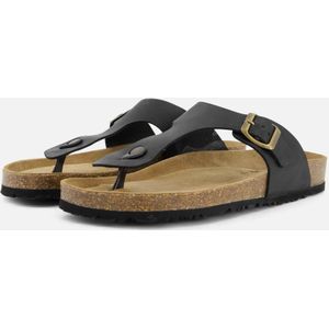 Outfielder Slippers zwart Nubuck