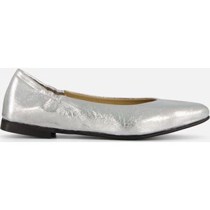 Linea Zeta Ballerina's zilver Leer