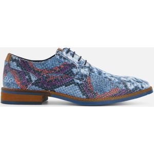 Vertice Cobra Veterschoenen blauw Leer