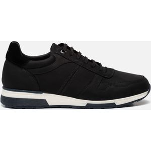 Van Lier Positano Sneakers zwart Nubuck