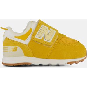 New Balance 574 Sneakers geel Leer