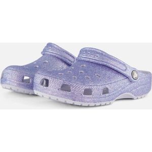 Crocs classic glitter clog paars