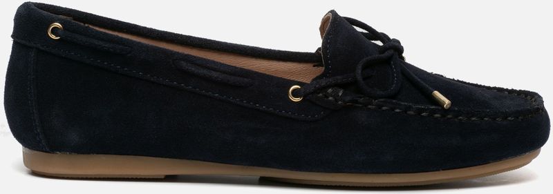 Giulia Mocassins blauw Suede 130211