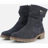 Feyn Joanne Enkellaarsjes blauw Suede