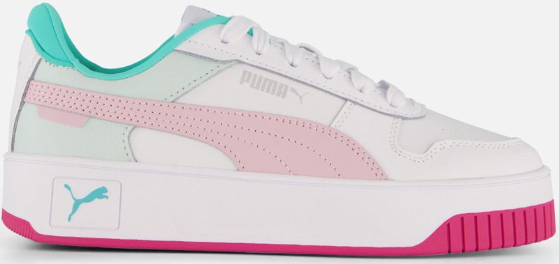 Puma Carina Street Sneakers wit Leer