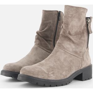 Feyn Joe Enkellaarsjes taupe Suede