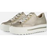 Gabor Sneakers goud Leer