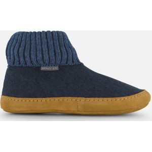 Bergstein Cozy Lux Pantoffels blauw Wol