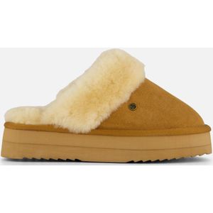 Warmbat Flurry Plateau Pantoffels bruin Suede