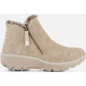 Skechers Relaxed Fit Enkellaarsjes taupe