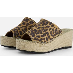 Toni Pons Ivori Leopard Espadrilles bruin Leer