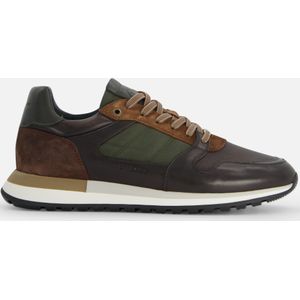 Ambitious Grizz Khaki Sneakers groen Leer