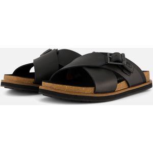 Timberland Amalfi Vibes Slippers zwart Leer