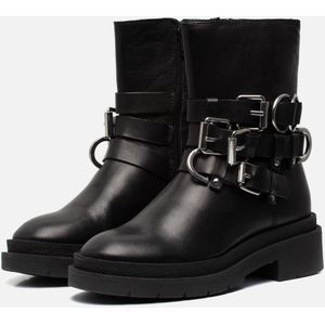 Ann Rocks Biker boots zwart Leer