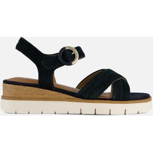 Tamaris Sandalen blauw Leer