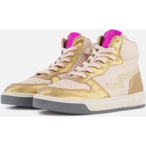 Muyters Metallic Sneakers roze Leer