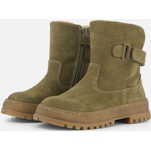 Develab Enkellaarsjes groen Nubuck