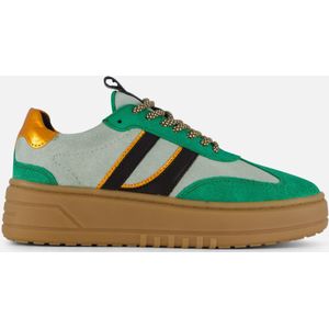 Cellini Sneakers groen Leer