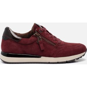 Tamaris Comfort Sneakers rood Leer