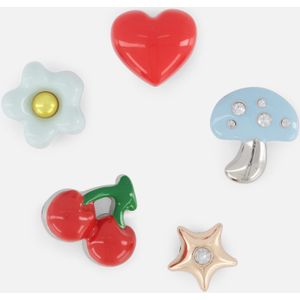 Crocs Jibbitz Puffy Metals Charms 5-pack