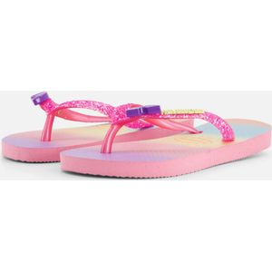 Havaianas Slim Glitter Slippers roze Rubber