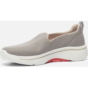 Skechers Arch fit Go Walk Sneakers taupe Textiel