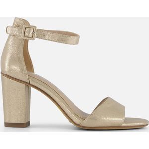 Tamaris Sandalen goud Textiel