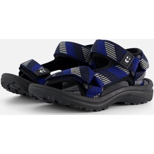 Muyters Sandalen blauw Textiel