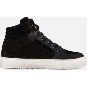 Develab Mid Cut Sneakers zwart Leer