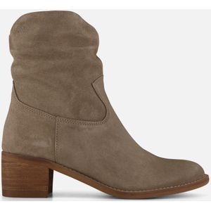 Aqa Plooi Enkellaarsjes grijs Suede