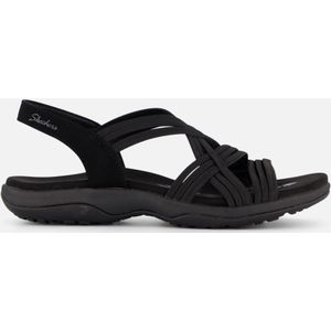 Skechers Reggae Slim - Simply Stretch Dames Sandalen - Black