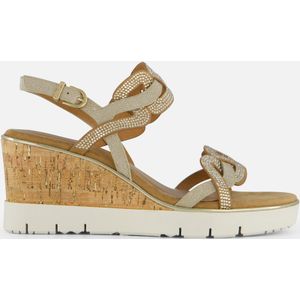 Tamaris Sandalen goud Synthetisch