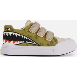 Go Bananas Shark Sneakers groen Canvas