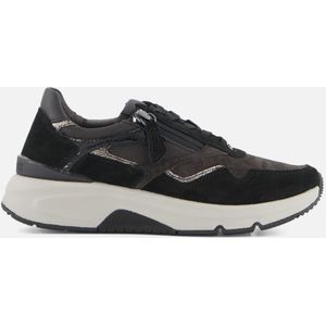 Gabor Rollingsoft Sneakers grijs Suede