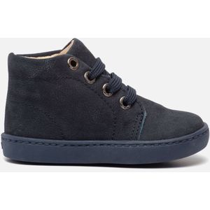 Shoesme Veterboots blauw Nubuck