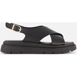 Tamaris Sandalen zwart Leer