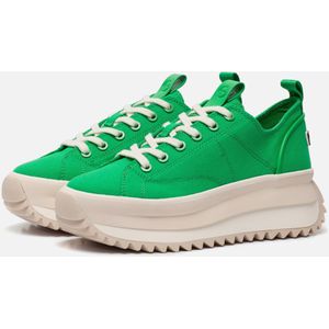 Tamaris Sneakers groen Textiel