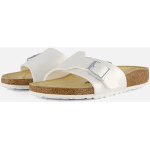 Birkenstock Catalina Sandalen wit Imitatieleer