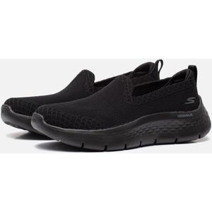 Skechers Go Walk Flex Instappers zwart Synthetisch