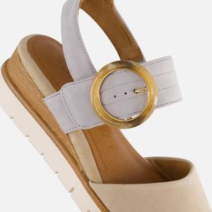 Tamaris Sandalen beige Leer