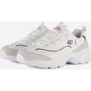 Skechers D'Lites Sneakers wit Suede