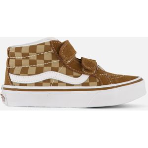 Vans SK8-Mid Reissue V Checkerboard bruin