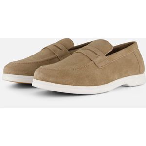 Marco Tozzi Instappers taupe suede