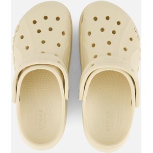 Crocs Baya Platform Clogs Slippers beige