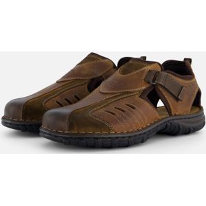 Outfielder Sandalen cognac Leer