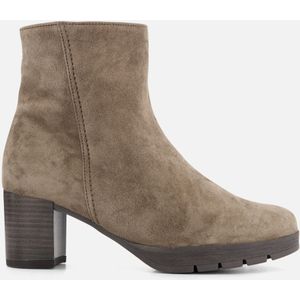 Gabor Enkellaarsjes taupe Suede