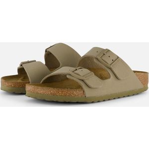 Birkenstock Arizona Slippers groen Imitatieleer