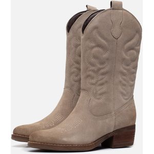 Muyters Cowboylaarzen beige Suede